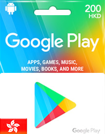 google play hkd200 gift card hk