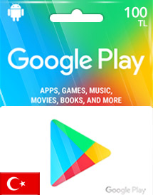 google play tl100 gift card tr