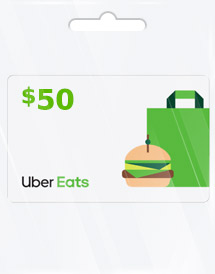 $50 uber eats gift card
